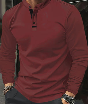 Stijlvolle Heren Poloshirt met Ronde Hals - Comfortabel voor Elk Seizoen