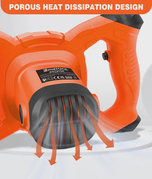 Krachtige 3800W Elektrische Cement Mixer met 6 Snelheden en Dubbele Handgreep