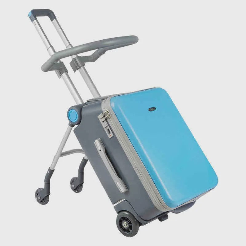 Multifunctionele Kinder Reiskoffer: Zitten, Rijden & Waterdicht