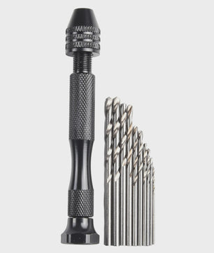 Handboor Set met 10 Precisieboren voor Hobby & Modelbouw - 0.3-3.2mm