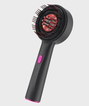 Elektrische Scalp Massage Kam met Vibratie & Lichttherapie voor Haargroei