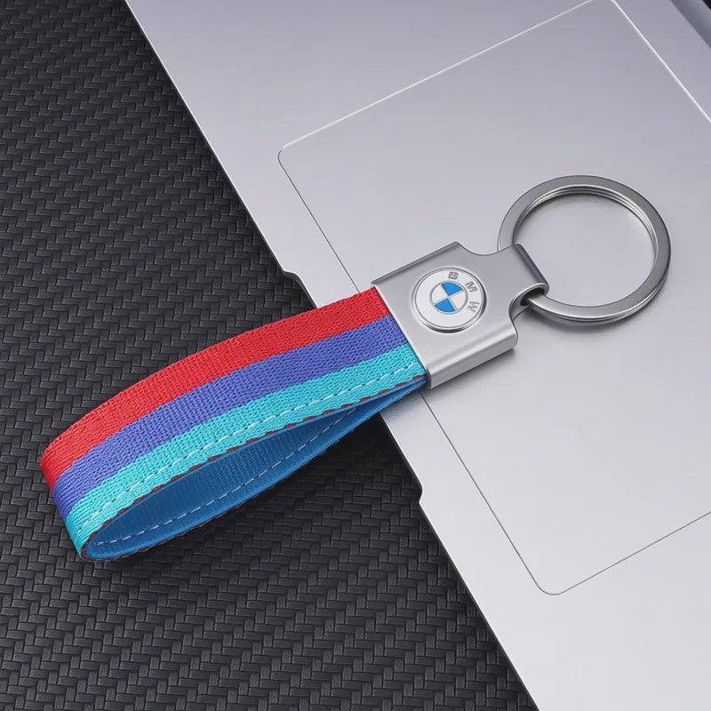 Luxe Lederen Sleutelhanger BMW M - Sportief Design voor BMW 1-7 Serie, X1-X7
