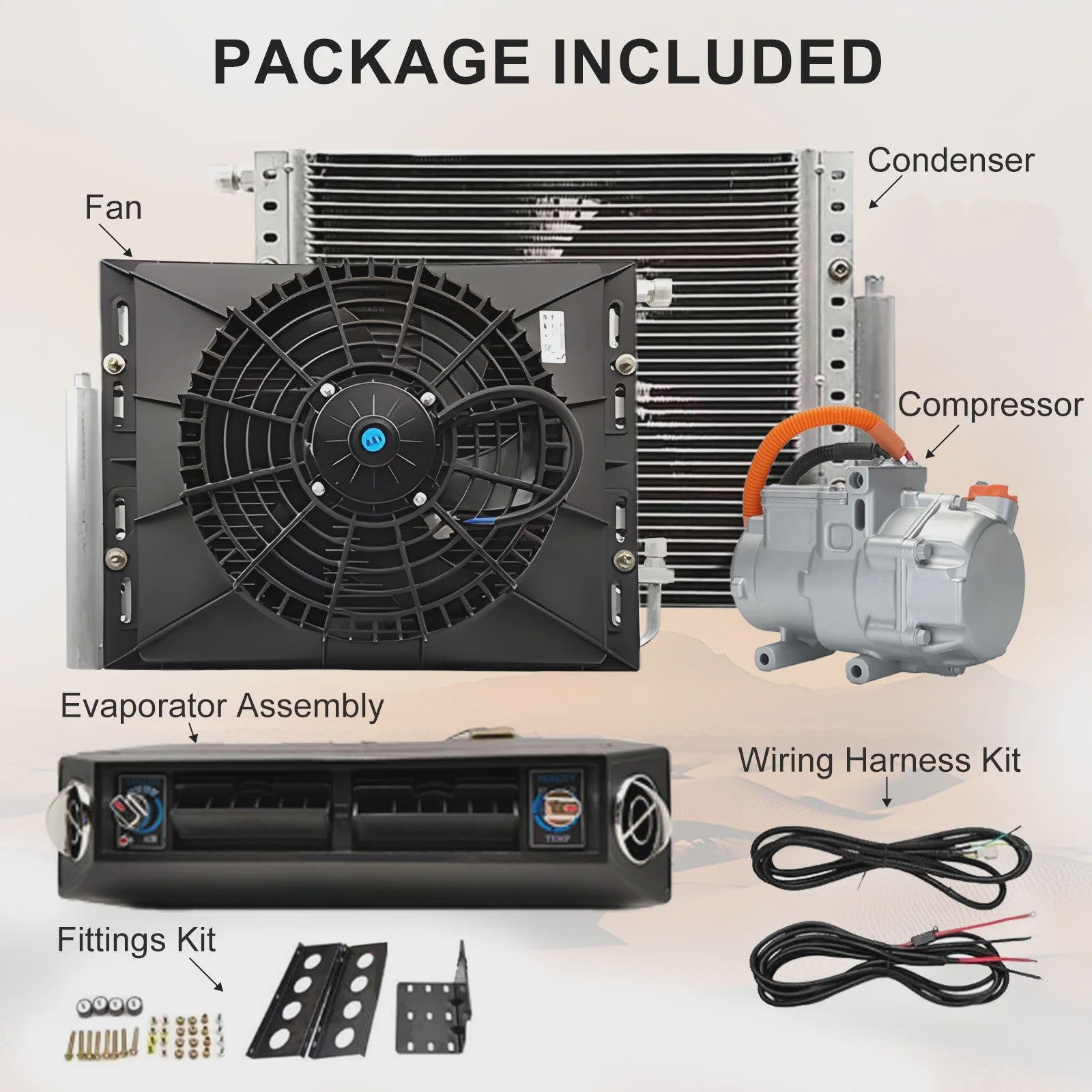 12V Elektrische Airco voor Voertuigen: Koelen & Verwarmen voor Vrachtwagen, Camper, Tractor