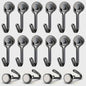 Krachtige Zwarte Magnetische Haken - Heavy Duty Ophanghaken met Sterke Magneet