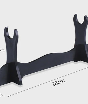 Houten Katana Standaard & Zwaardrek - Vloerdisplay voor Japanse Zwaarden en Sabels