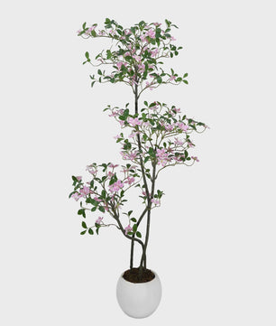 Hoge Kunst Jasmijnboom met Bloemen - Realistische Nep Jasmijnplant voor Binnen & Buiten