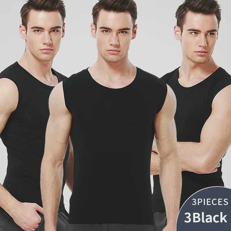 Heren Mouwloos Katoenen Vest - Comfortabel voor Sport & Fitness