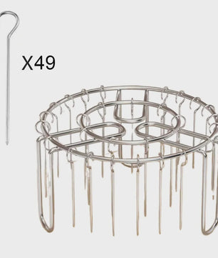Verticale Grill Racks van Roestvrij Staal - 12/24/49 Spiesjes Houder