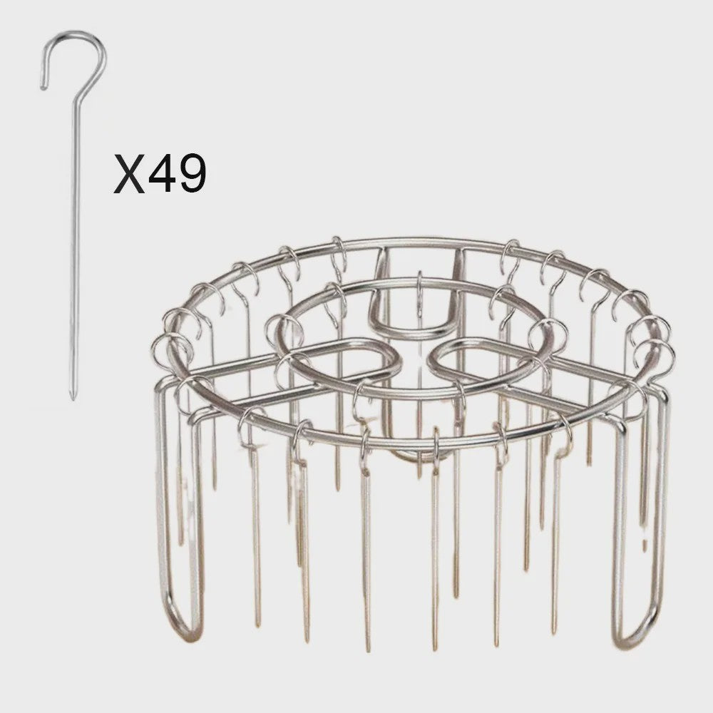 Verticale Grill Racks van Roestvrij Staal - 12/24/49 Spiesjes Houder