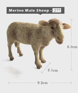 Realistisch Sierfiguur Schaap of Geit - Boerderijdier Model voor Miniatuur Tuin & Huisdecoratie