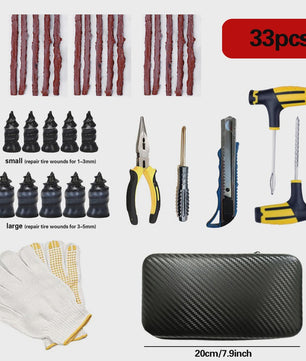 Universele Bandenreparatieset - Noodreparatiegereedschap voor Auto, Motor, Vrachtwagen