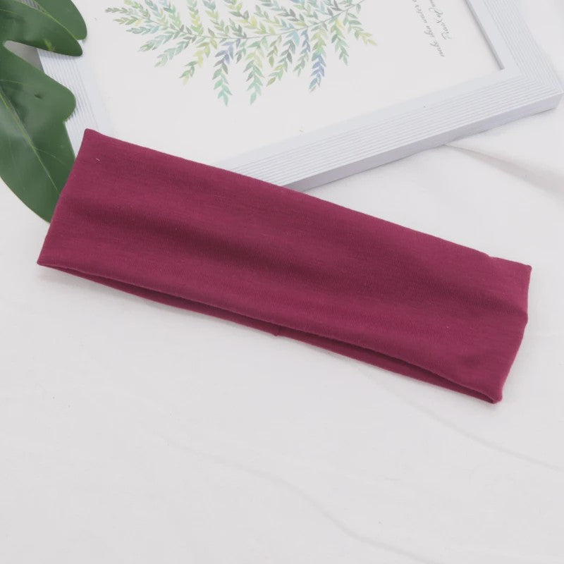 Comfortabele Katoenen Sport Hoofdband - Zweetband voor Dames