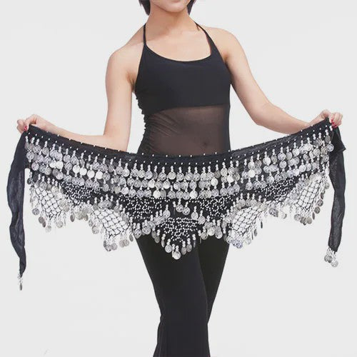 Buikdans Heupketting met Munten - Dansgordel voor Danseressen