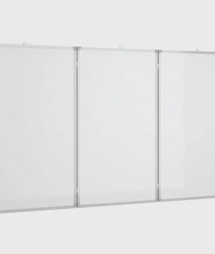 Opvouwbaar Magnetisch Whiteboard 180x100cm - Dubbelzijdig, Aluminium Frame, Makkelijk Schoon te Maken