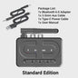 Bluetooth 6.0 Audio Receiver: Draadloze Muziek & HD Calls voor Auto, Speaker & Versterker via USB/AUX/RCA