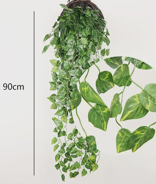 Kunstplant Hangplant Boston Varen 80cm - Decoratieve Nep Plant voor Binnen en Buiten