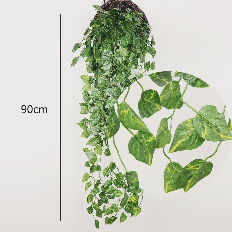 Kunstplant Hangplant Boston Varen 80cm - Decoratieve Nep Plant voor Binnen en Buiten