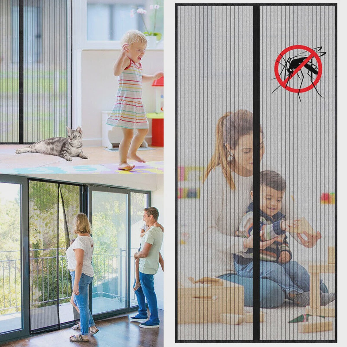 Magnetisch Deurhor - Universele Insectenwering voor een Insectvrije Woning