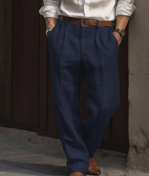 Linnen Heren Broek - Ademend & Lichtgewicht voor Zomer & Casual Chic