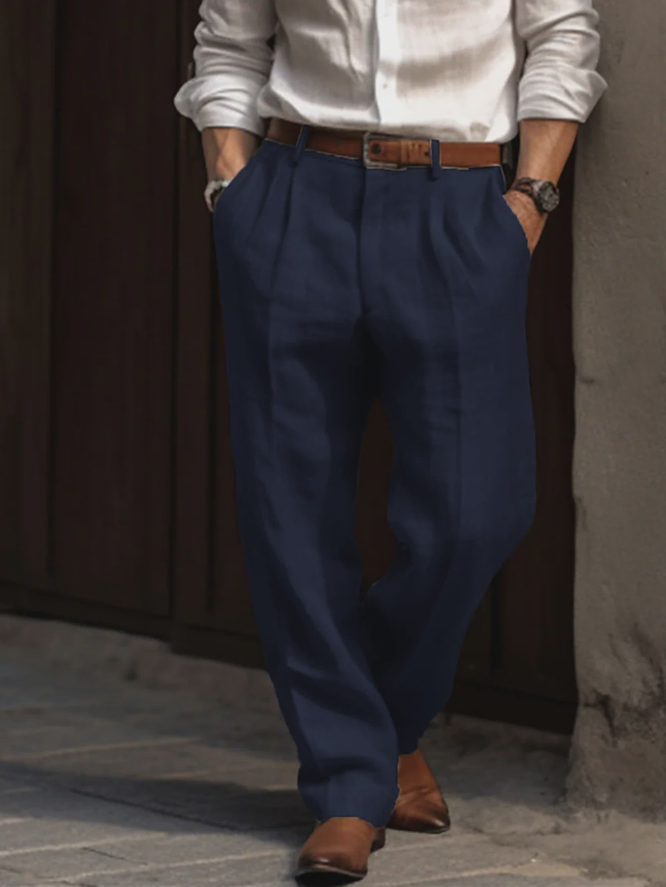Linnen Heren Broek - Ademend & Lichtgewicht voor Zomer & Casual Chic