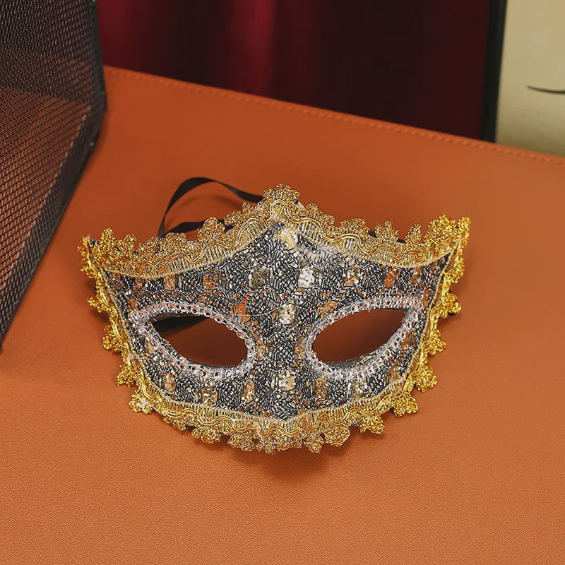 Luxe Venetiaans Masker - Half Gezicht Feest & Festival Accessoire