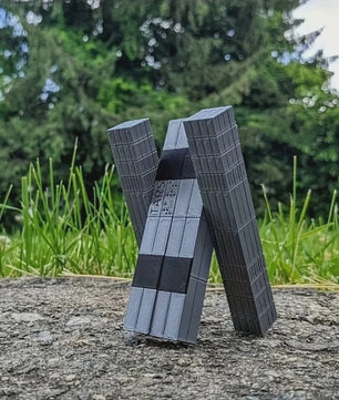 3D Geprinte Tars Robot Model - Metaalafwerking - Sci-Fi Bureau Decoratie