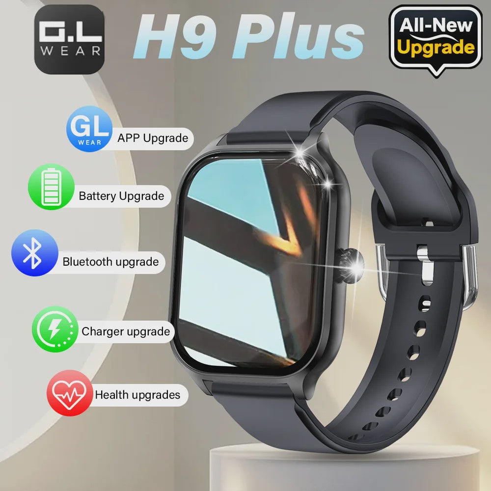 H9 Pro Max Smartwatch: Bellen, Gezondheid & Fitness Tracker met Kleurenscherm