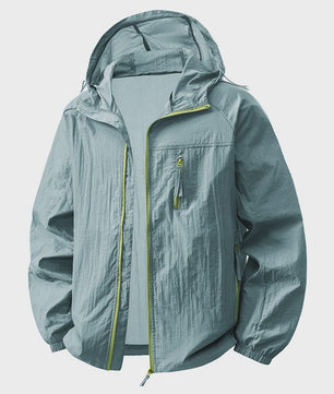 Unisex Zonnebeschermende Windjack - Lichtgewicht & Ademend voor Outdoor Avonturen