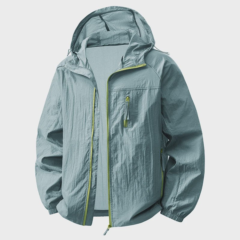 Unisex Zonnebeschermende Windjack - Lichtgewicht & Ademend voor Outdoor Avonturen
