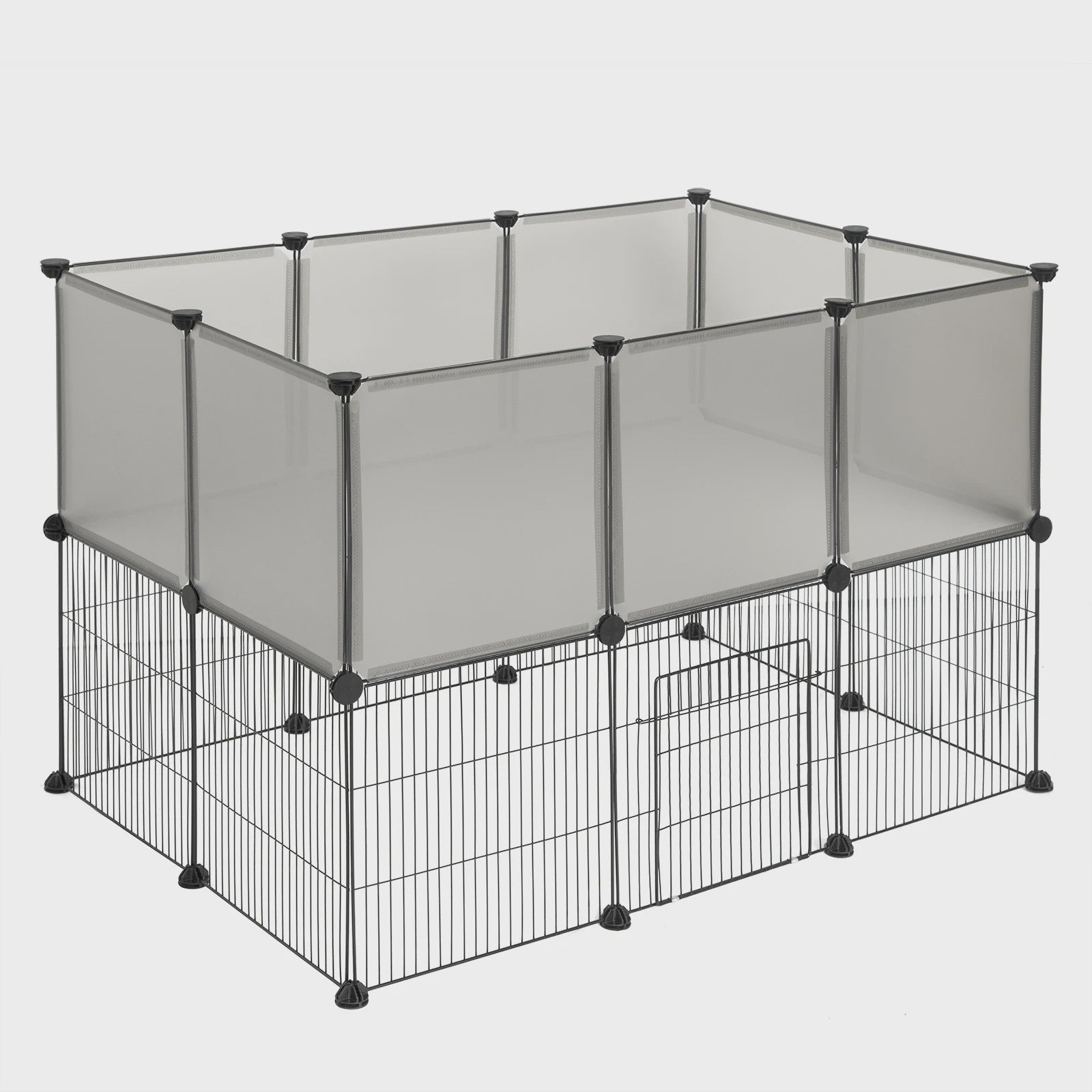 EUGAD Dierenren | Ruim Speelverblijf voor Konijnen, Katten, Puppies & Kleine Huisdieren | Buiten & Binnen Gebruik