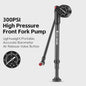 WEST BIKING Hoge Druk Fiets Pomp 300/400PSI met Manometer - Draagbaar voor Voorvork