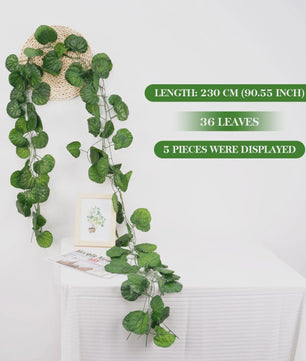 Kunstige Klimop Slang 2.1M - Groene Nep Plant voor Decoratie, Bruiloft & Feest