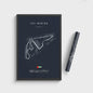 F1 Circuit Poster: Monaco Imola Track Art - Stijlvolle Motorsport Wall Art