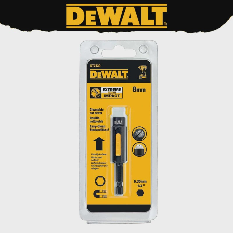 DeWalt Magnetische Dopbits Set (8, 10, 13mm) - Makkelijk Reinigbaar