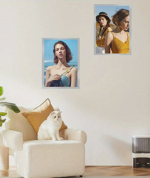 10x Zelfklevende Magnetische Fotolijsten A4 - Flexibel & Herpositioneerbaar