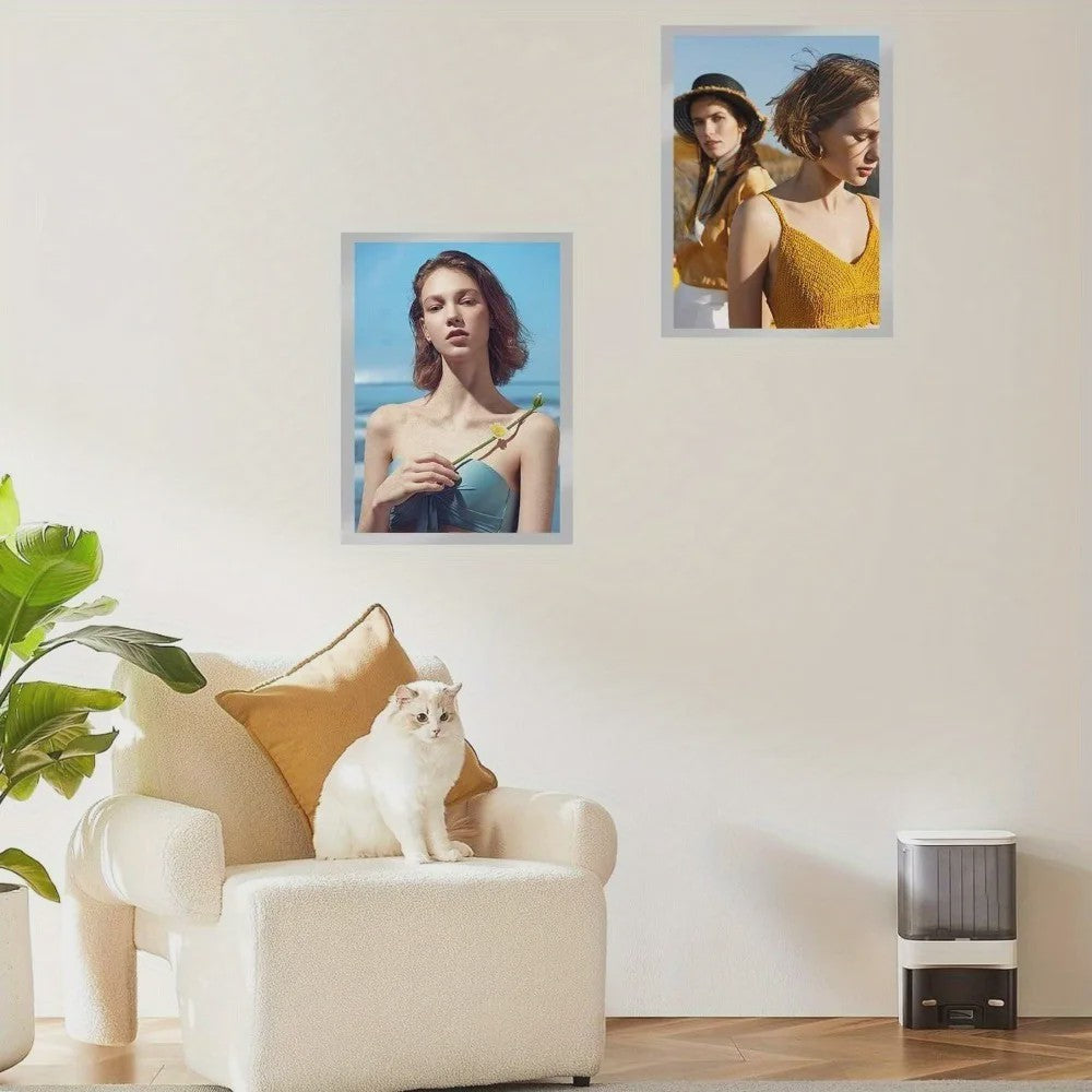 10x Zelfklevende Magnetische Fotolijsten A4 - Flexibel & Herpositioneerbaar