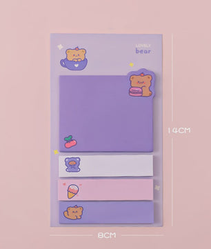 Schattige Kawaii Memo Blokjes met Dieren - Leuke Sticky Notes voor Kantoor & School