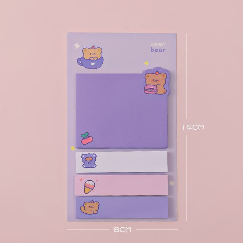 Schattige Kawaii Memo Blokjes met Dieren - Leuke Sticky Notes voor Kantoor & School