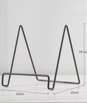 Stijlvolle IJzeren Display Standaard voor Magazines, Boeken en Decoraties