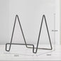 Stijlvolle IJzeren Display Standaard voor Magazines, Boeken en Decoraties