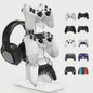 Universele 3-laags Controller & Headset Houder - Zwart, Wit, Transparant