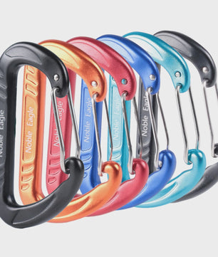 15kN Aluminium D-ring Karabiners Set - Zwaar, Lichtgewicht voor Outdoor & Camping