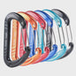 15kN Aluminium D-ring Karabiners Set - Zwaar, Lichtgewicht voor Outdoor & Camping