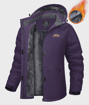 TACVASEN Dames Winter Parka Jas - Fleece gevoerd, Waterdicht & Winddicht Ski Jack