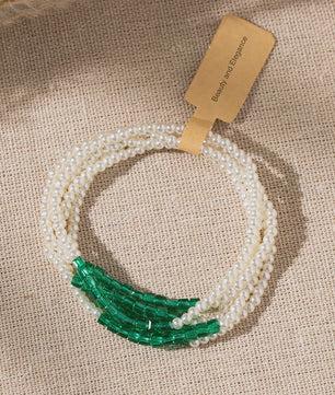 5-delige Bohemian Kralen & Parels Armbandenset voor Dames