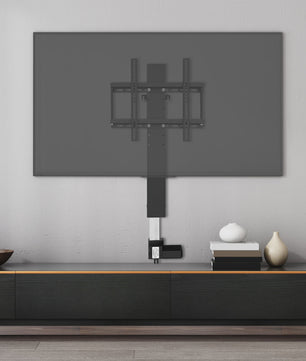 Elektrische TV-standaard Vloer met Afstandsbediening - In Hoogte Verstelbaar voor 26-57 inch TV's