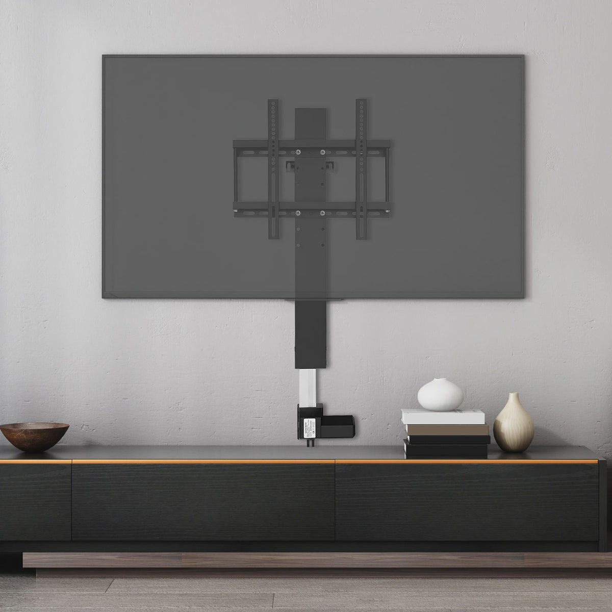 Elektrische TV-standaard Vloer met Afstandsbediening - In Hoogte Verstelbaar voor 26-57 inch TV's