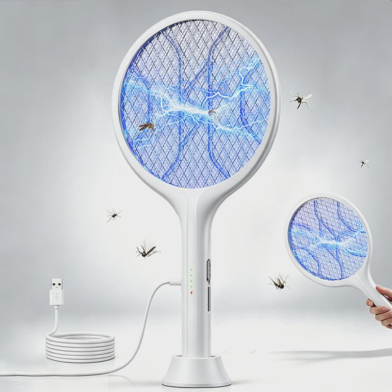 Elektrische Vliegenmepper met UV Licht & Oplaadbare Batterij