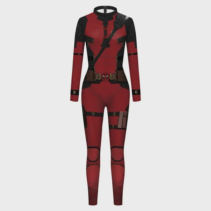 Superheld Kostuum: Wolverine & Deadpool Zentai Pak voor Kinderen en Volwassenen