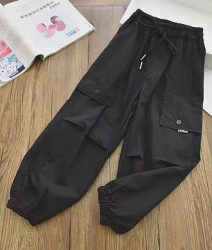 Kinder Cargo Joggers - Luchtige Zomerbroek met Elastische Enkel